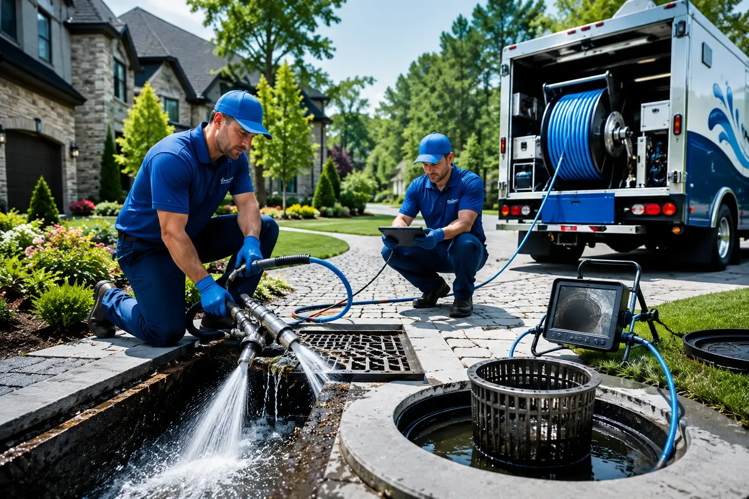 Local outdoor drain cleaning professionals in Blaine, OH