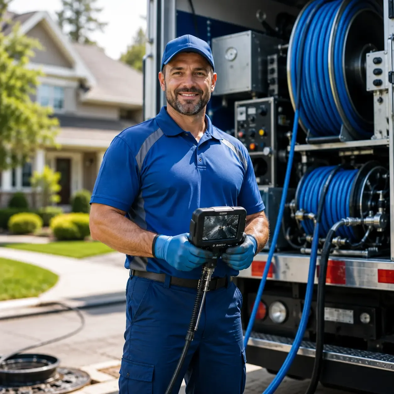 Local outdoor drain cleaning specialists in Blaine, OH